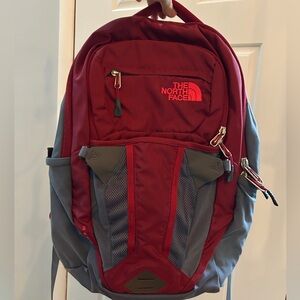 The North Face hiking backpack